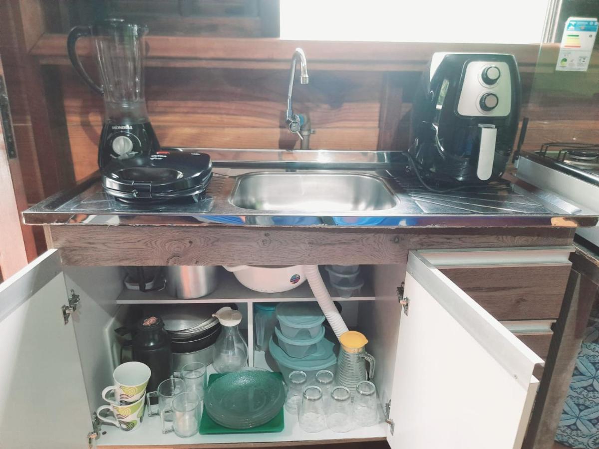 827 Chale Pe Na Areia, Completo Na Praia Do Estaleiro Em Ubatuba - 1 Dormitorio, 1 Banheiro, 1 Vaga De Garagem Eksteriør bilde